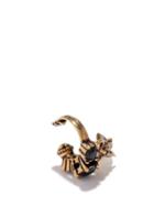 Alexander Mcqueen - Crystal & Faux Pearl-embellished Ear Cuff - Womens - Black Gold