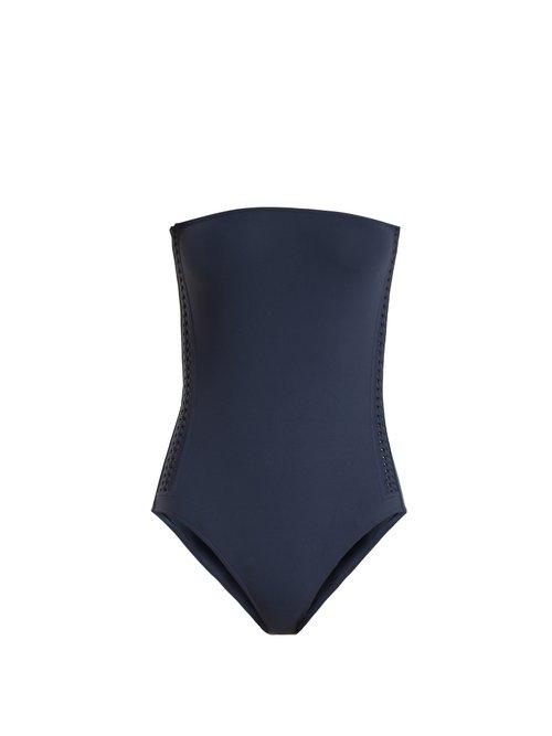 Matchesfashion.com Eres - Polarize Bandeau Swimsuit - Womens - Navy