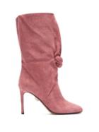 Matchesfashion.com Samuele Failli - Betsy Suede Boots - Womens - Pink