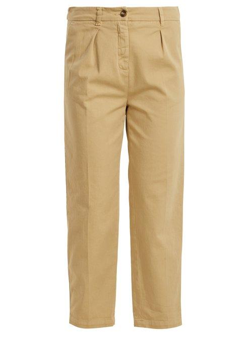 Matchesfashion.com Weekend Max Mara - Verbano Trousers - Womens - Beige