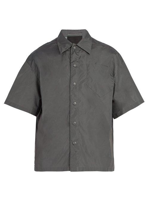 Matchesfashion.com Prada - Short Sleeved Shirt - Mens - Grey