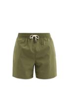 Matchesfashion.com Polo Ralph Lauren - Traveller Logo-embroidered Swim Shorts - Mens - Khaki