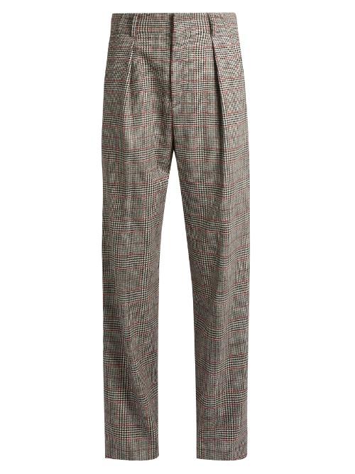 Isabel Marant Kelan Prince Of Wales-checked Trousers