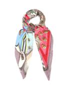 Gucci Foulard Love Pyramid-print Silk-twill Scarf