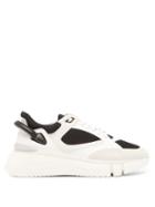 Matchesfashion.com Buscemi - Veloce Leather And Suede Trainers - Mens - White Black