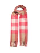 Burberry Oversized Giant-check Cashmere Scarf