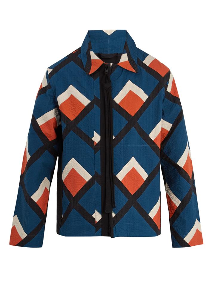 Craig Green Diamond-appliqu Holiday Cotton Jacket