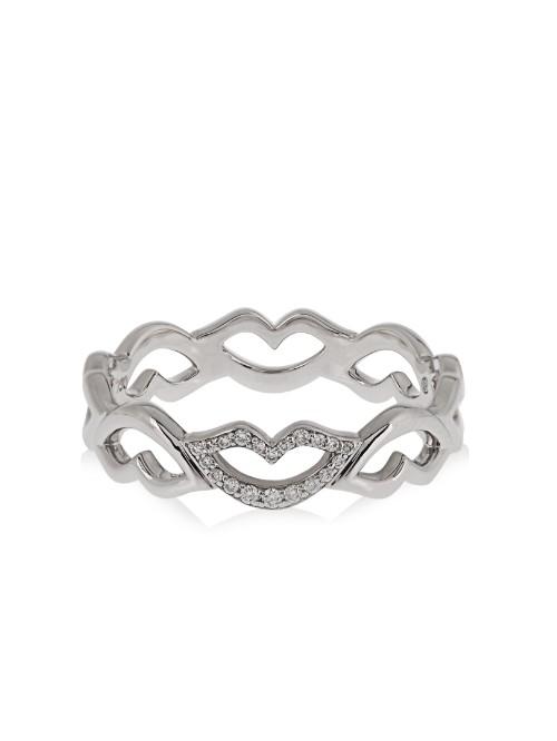 Raphaele Canot Keep Smiling Diamond & White-gold Ring