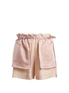 Matchesfashion.com Valentino - Contrast Pocket Elasticated Waist Shorts - Womens - Pink Multi