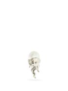 Matchesfashion.com Alan Crocetti - Micro Pearl In Heat 18kt White-gold Single Earring - Mens - White Gold