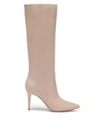 Matchesfashion.com Gianvito Rossi - Hansen 85 Leather Knee-high Boots - Womens - Nude