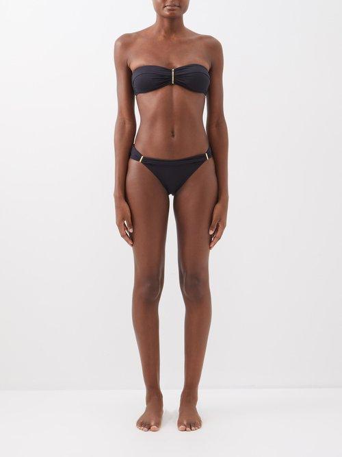 Melissa Odabash - Positano Bandeau Bikini Top - Womens - Black