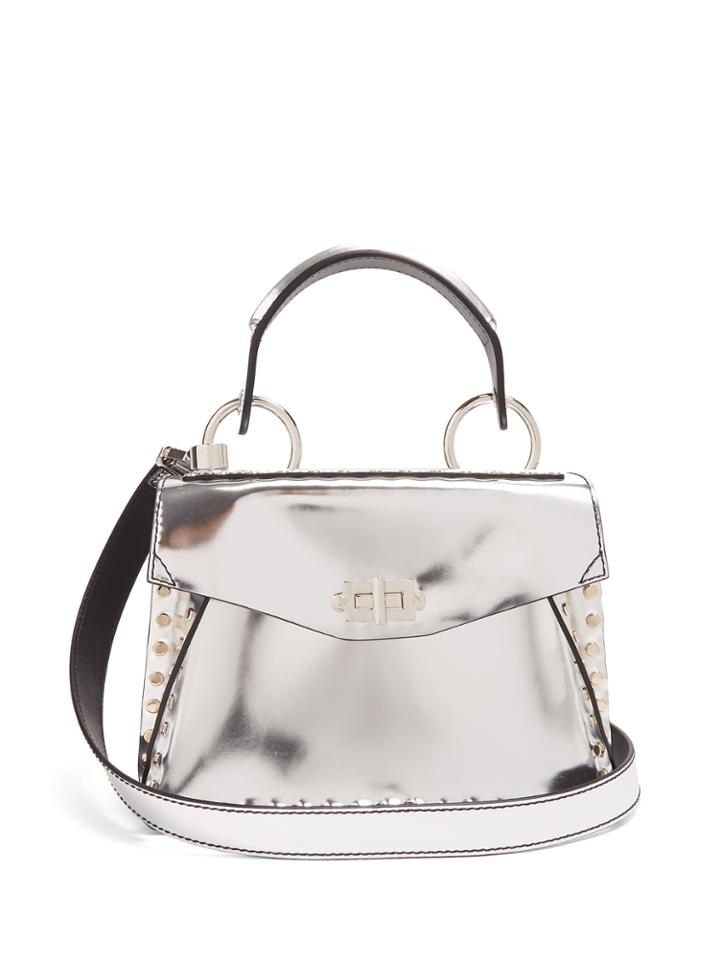 Proenza Schouler Hava Small Stud-embellished Leather Cross-body Bag