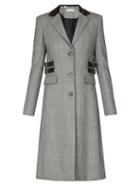 Matchesfashion.com Altuzarra - Annie Single Breasted Prince Of Wales Check Coat - Womens - Grey Multi