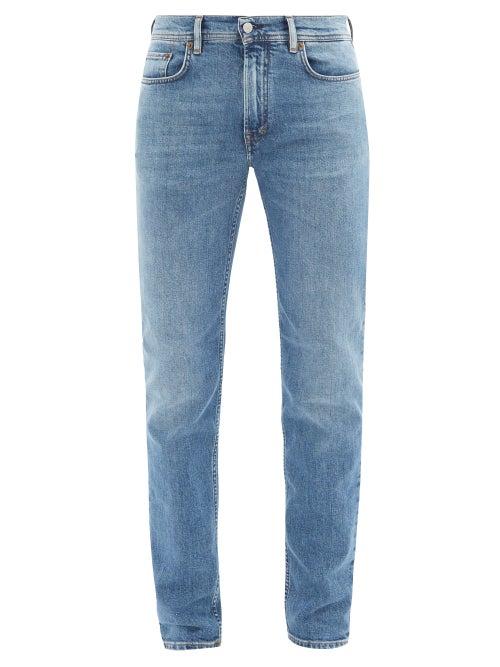 Matchesfashion.com Acne Studios - North Slim-leg Cotton-blend Jeans - Mens - Blue