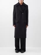 Rick Owens - Drella Double-breasted Wool Coat - Mens - Black