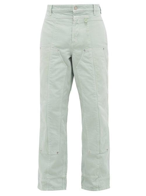 Matchesfashion.com Jacquemus - Le De Nmes Soleil Straight-leg Jeans - Mens - Green