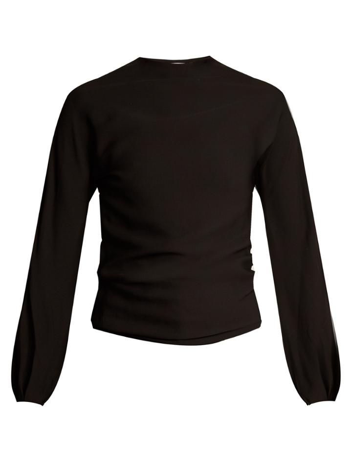 Helmut Lang Open-back Tie-neck Top