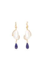 Matchesfashion.com Givenchy - Faux Pearl And Crystal Drop Earrings - Womens - Pearl