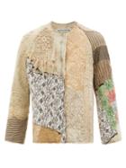 By Walid - Ilana Single-breasted 19th-century Cotton Jacket - Womens - Cream Multi