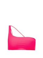 Matchesfashion.com Jade Swim - Apex One-shoulder Bikini Top - Womens - Pink