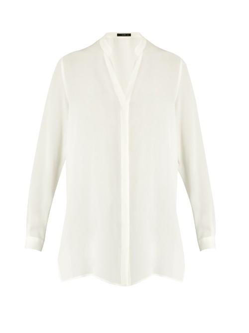 Etro Button-up Silk-chiffon Blouse