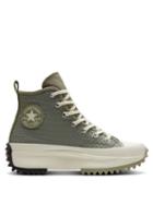 Matchesfashion.com Converse - Run Star Hike High-top Coated-canvas Trainers - Mens - Khaki