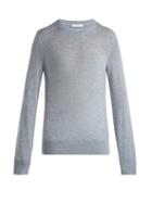 Matchesfashion.com The Row - Minco Cashmere And Silk Blend Sweater - Womens - Mid Blue
