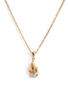 Matchesfashion.com Alan Crocetti - Micro Gem In Heat Diamond & 18kt Gold Necklace - Mens - Yellow Gold