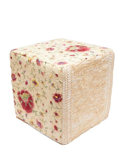 Matchesfashion.com By Walid - 19th Century Piano Shawl Stool - White Print