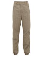 Matchesfashion.com Boramy Viguier - Prince Of Wales Check Technical Trousers - Mens - Grey