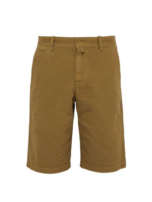 Matchesfashion.com Isabel Marant - Lorian Cotton Chino Shorts - Mens - Brown