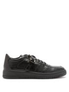 Matchesfashion.com 1017 Alyx 9sm - Rollercoaster-buckle Perforated-leather Trainers - Mens - Black