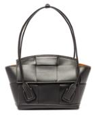 Matchesfashion.com Bottega Veneta - Arco Small Maxi Intrecciato Leather Bag - Womens - Black