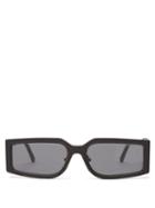 Matchesfashion.com Self-portrait - Eden Matte Acetate Sunglasses - Womens - Black