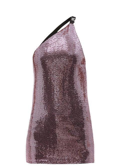 Dodo Bar Or - Vika One-shoulder Sequinned Top - Womens - Pink