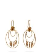 Matchesfashion.com Orit Elhanati - Lolita Gold Plated Hoop Earrings - Womens - Gold