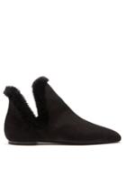 The Row Eros Nubuck Ankle Boots