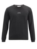 Matchesfashion.com Stone Island - Logo-print Cotton-jersey T-shirt - Mens - Black