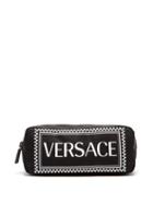 Matchesfashion.com Versace - Logo Print Nylon Belt Bag - Mens - Black