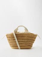Muu - George Woven Basket Bag - Womens - White Multi