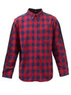 Balenciaga - Deconstructed Checked Cotton Shirt - Mens - Red Multi