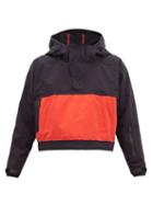 Matchesfashion.com Templa - 2l Hooded Half Zip Shell Jacket - Womens - Navy