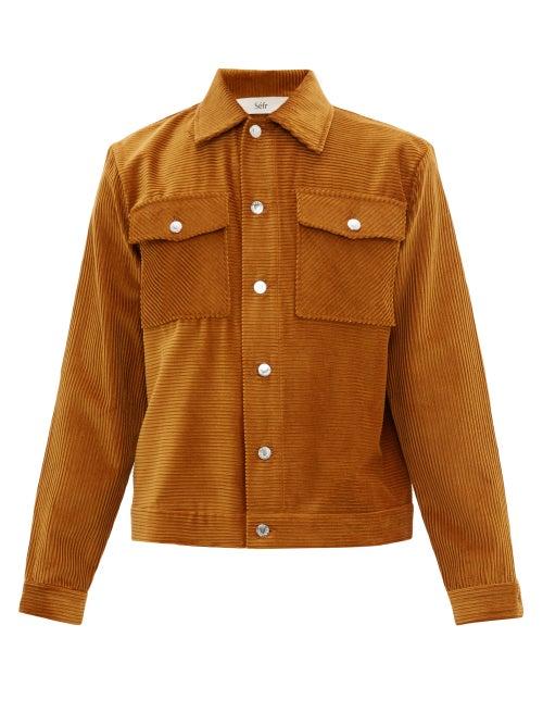 Matchesfashion.com Sfr - Eric Corduroy Jacket - Mens - Beige