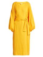 Rhode Resort Delilah Belted Cotton Midi Dress