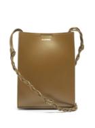 Matchesfashion.com Jil Sander - Tangle Small Knotted-strap Leather Cross-body Bag - Womens - Dark Green