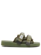 Matchesfashion.com Suicoke - Moto Cab Slides - Womens - Khaki