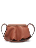 Matchesfashion.com Lutz Morris - Bates Small Grained-leather Shoulder Bag - Womens - Brown