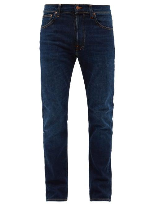Nudie Jeans - Lean Dean Slim-leg Jeans - Mens - Dark Blue