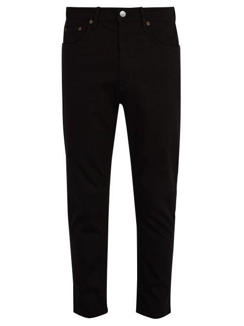 Matchesfashion.com Acne Studios - River Mid Rise Slim Leg Jeans - Mens - Black